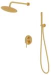 Lavita Set de dus Lavita, Verdi, cu baterie, palarie dus rotunda, bara si furtun, 1 jet, brushed gold (41628)