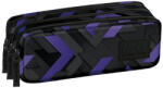 DERFORM Penar etui cu 3 fermoare Derform BackUP 7 - G47, Motiv nanostripes (PB7G47) Penar