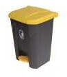 Limpio din plastic cu pedala 68L (COS GUNOI 68L PLASTIC B2-010C) - 24mag Cos de gunoi