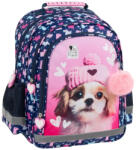 DERFORM Ghiozdan scoala Derform Cleo&Frank PL15BCF42, 3 fermoare, 38 x 28 x 18 cm, Cute dog (PL15BCF42)