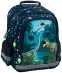 DERFORM Ghiozdan scoala Derform PL15BDN19, 3 fermoare, 38 x 28 x 18 cm, Motiv dinozauri (PL15BDN19)