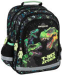DERFORM Ghiozdan scoala Derform PL15BDN20, 3 fermoare, 38 x 28 x 16 cm, Motiv T-TEX attack (PL15BDN20)