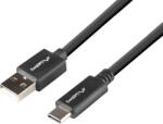 Lanberg Кабел Lanberg USB-C(M) -> USB-A(M) 2.0 cable 1m QC, black BOX (CA-USBO-15CU-0010-BK) - cybertrade