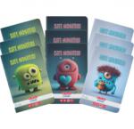 Herlitz Caiet A5, 48 file, dictando, Cute Monster, 10 buc/set, Herlitz PCKHZ9495340