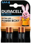 Duracell Optimum 4 buc AAA BOOST (Duracell Optimum LR03) Baterie reincarcabila