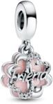 PANDORA Moments 792245C01 Négylevelű lóhere barátság dupla függő charm (Ag 925/1000, 3, 5 g)