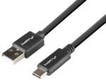 Lanberg Кабел Lanberg USB-C(M) -> USB-A(M) 2.0 cable 1m QC, black BOX (CA-USBO-15CU-0010-BK) - Allstore