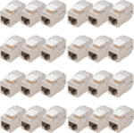 ASSMANN Jack Keystone Digitus CAT 6A blindat set 24 bucati argintiu (dn-93615-s-24)