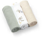 BabyOno textilpelenka színes 3db gyűrt muszlin zöld 828/04 (69914564)