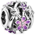 PANDORA Moments Garden 798772C02 Áttört lila százszorszép charm (Ag925/1000, 2, 3 g)