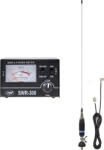 PNI Antena CB PNI S9 120 cm cu fluture cablu RG58 de 4m si reflectometru PNI SWR-300 pentru masurare SWR (pni-s9c-r300) Statii radio