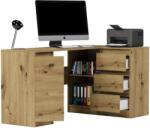 Mobene Modern Sarok Számítógépasztal N12 - Artisan Tölgy