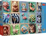 Trefl Puzzle Trefl din 1000 piese - Animale tricotate (12093) Puzzle
