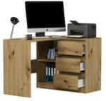 Mobene Modern Sarok Számítógépasztal N4 - Kézműves Tölgy