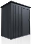 Juskys Fém kerti házikó tolóajtókkal 164 x 88 x 182 cm (302181)