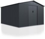 Juskys Fém kerti házikó tolóajtókkal 282 x 314 x 190 cm (302184)