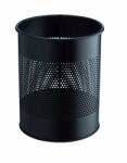 DURABLE Papírkosár, fém, 15 liter, fekete - emag