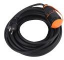  ETM ETM 53.501. 20 hosszabbító gumikábel, reteszelhető aljzat, H07RN-F, fekete, 15m, IP44 - 53.501. 20 (53.501.20)