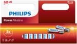 Philips Power Alkaline AAA elem, 12 db-os (LR03P12W/10)