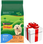 Friskies Friskies Junior Puppy Food csirkével és zöldségekkel, tejjel 10 kg + MEGLEPETÉS A KUTYÁJÁNAK