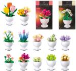 Magic Toys Sluban építőjáték - Gyűjthető cserepes virágok (50505Z)