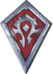 Abystyle Poster de Metal World of Warcraft - Horde Shield (25x35) (33309)