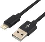 everActive Adat- és töltőkábel kompatibilis az Apple-lel, everActive, CBB-1IB, USB 2.0 A-Lighting, 1 m, fekete (KKE1KKBU0200)