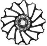 Enlee Speed ipari csapágyas váltógörgő, alumínium, 1db, kerámia csapágy, 13T, fekete