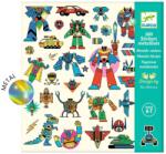 DJECO Autocolante DJECO Roboti metalice (DJ09276)