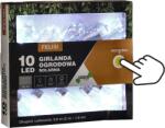 Gardenline Napelemes kerti girland 3, 8 m Felisi 10 LED opálos hideg fehér (SOL3552)