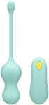 ROMP Cello - bilă vaginală cu vibrații și telecomandă - verde (4251460612272)