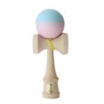 Ozora Jucarie de indemanare, din lemn, Ozora, Kendama, Roz-Bleu, 18 cm