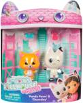 Gabby's Dollhouse Set 2 figurine, Gabbys Dollhouse, Pandy Paws si Chumsley, 6074578 Figurina