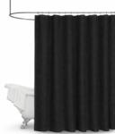 Agrowebshop Zuhanyfüggöny textil | Fekete | 180 cm (NL-250809)