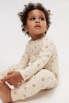 Liewood baba pamut nadrág Birk Printed Pyjamas Jumpsuit - bézs 68