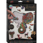 Moxy Fa puzzle különleges elemekkel, elefánt 132 db (400081)