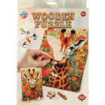 Moxy Fa puzzle különleges elemekkel, zsiráf 125 db (400093)