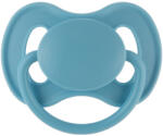 CANPOL BABIES Kaucsuk cumi kerek heggyel Nude 0-6m kék