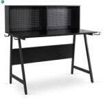 Mebel Elite Gaming íróasztal 138, 5 cm méretben, fekete kivitelben ROLL