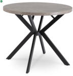 Mebel Elite Kihúzható étkezőasztal 90-190 cm méretben, beton/fekete színben LUGO