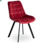 Mebel Elite Szék bordó színben, bársony kárpittal RICK