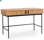 Mebel Elite Íróasztal 120 cm, bordázott tölgy kivitelben TRISH