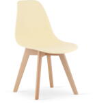  Krém színű KITO szék bükkfa lábakkal