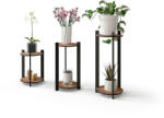 Hanah Home Virágállvány 3-dbos szett, kerek (282PTR1303)