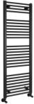 SAPHO Sapho/Aqualine DIRECT Fürdőszobai radiátor egyenes 450x1320mm matt fekete (ILR34B)