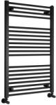 SAPHO Sapho/Aqualine DIRECT Fürdőszobai radiátor egyenes 600x960mm matt fekete (ILR96B)