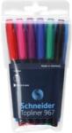Schneider Liner SCHNEIDER 967, varf fetru 0.4mm, 6 culori/set - (N, R, A, V, Vi, Roz) (S-196796)