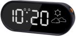 Solight CA10B óra időjárás-előrejelzéssel, fekete