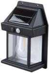 Solight WL918 LED szolár fali lámpa, fekete