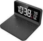 Solight CA06 óra Qi vezeték nélküli töltéssel, fekete